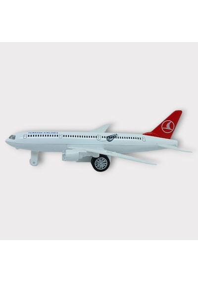 Çek Bırak Metal Yolcu Uçağı - 18 Cm