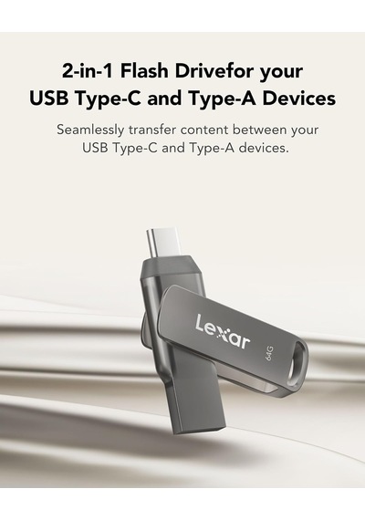 64 Gb Jumpdrive Dual Drive D35c Usb 3.0 Type-c, Flash Sürücü Diğer