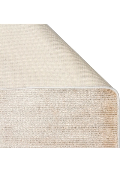 Hoom Rugs Como Nap 01 Latte Viskon & Floş Sık Dokuma Modern Salon Halısı Krem