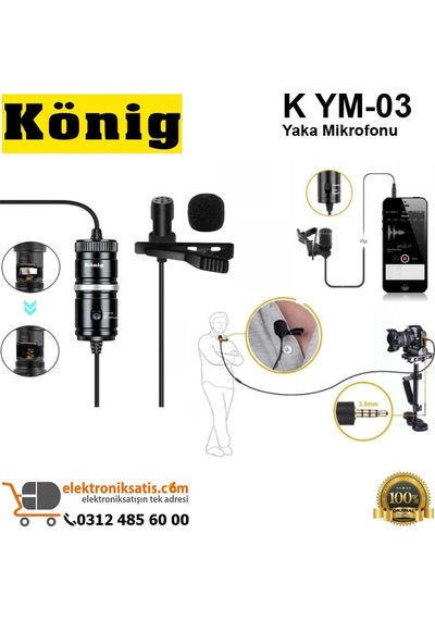 König K Ym 03 Yaka Mikrofonu