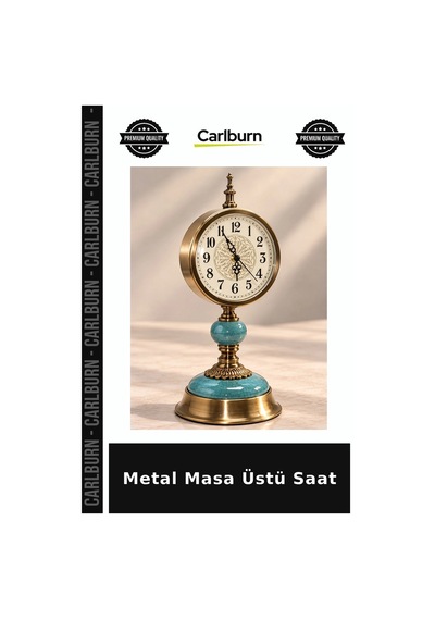 Metal Masa Üstü Saat Salon Saati Yeni İş Hediyesi Dekoratif Aksesuar Çok Renkli