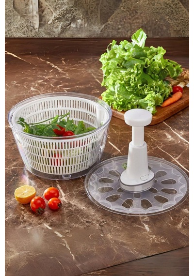 Pratik 5lt Manuel Sebze Kurutucu Salata Kurutucu 822qserı Diğer