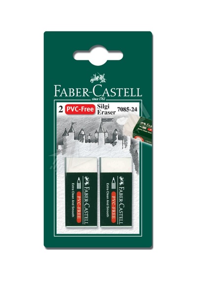 4 Adet Faber Blister Beyaz 2'li Silgi 7085/24