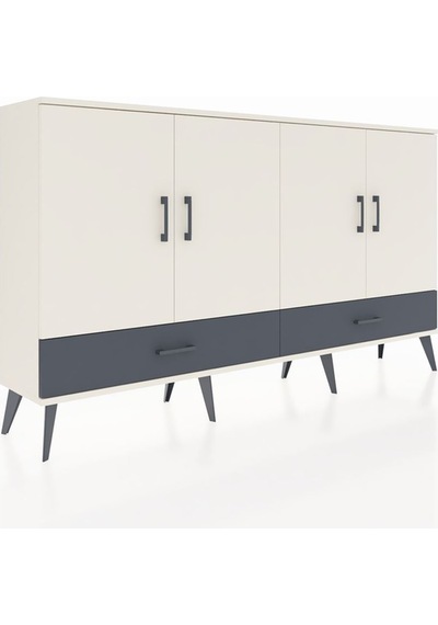Arges Konsol 6 Raflı 2 Çekmeceli 4 Kapaklı 176x30x99 Aytaşı-aytaşı/antrasit Aytası/antrasıt - Aytası Arges Konsol 6 Raflı 2 Çekmeceli 4 Kapaklı 176x30x99 Aytaşı-aytaşı/antrasit Aytası/antrasıt - Aytası