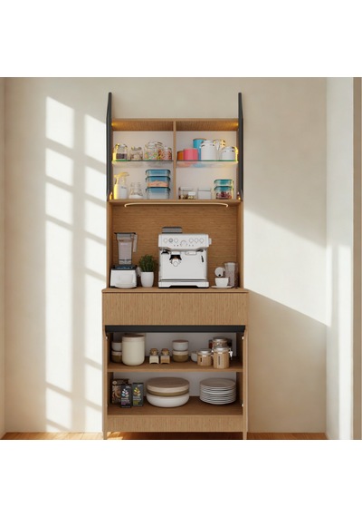 Nordıc Wood Led Li Kahve Köşesi Ünitesi Mını Kompakt Füme Cam Vitrin Komple Mdf Modern Mutfak Dolabı Kahverengi Nordıc Wood Led Li Kahve Köşesi Ünitesi Mını Kompakt Füme Cam Vitrin Komple Mdf Modern Mutfak Dolabı Kahverengi