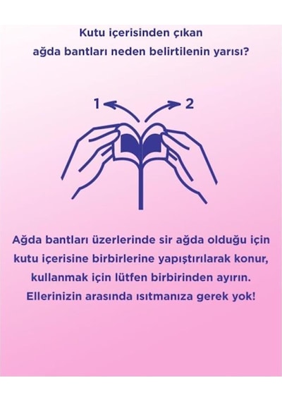 Veet Pure Bacak ve Vücut Bölgesi için Sir Ağda Bandı 20'li x 2