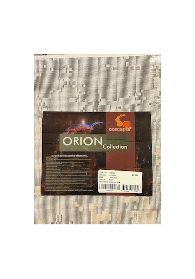 Orıon 02588a Krem-mavi Halı Çok Renkli