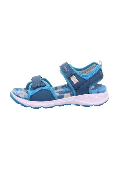 Superfit Criss Cross Çocuk Sandalet Kamuflaj - Mavi 000586-8010