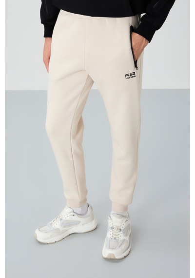 Tommy Life Cesar Bej Cepli Şardonlu Erkek Eşofman Alt - 84929 Bej