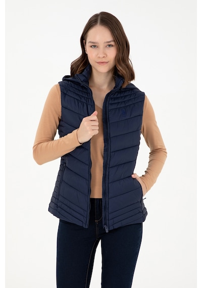 U.s. Polo Assn. Kadın Lacivert Yelek Dokuma 50289555-vr033 Lacivert