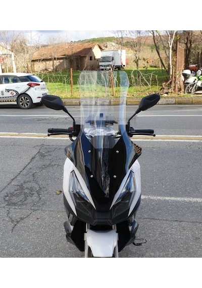 Motocam Volta Apec Apx7 Ön Cam 2025-2026 Model 78cm Şeffaf Renkli 4mm Uzun