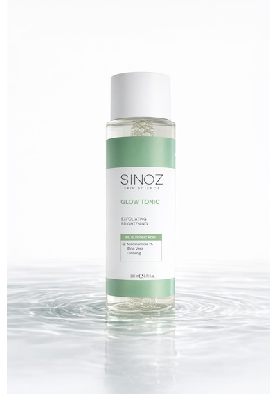Sinoz %5 Glikolik Asitli Gözenek Sıkılaştırıcı Peeling Etkili Glow Tonik 200 ML