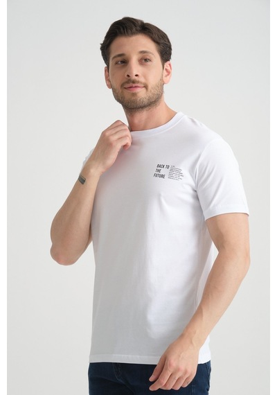 Shooter Sportwear Shooter Erkek Pamuklu T-shirt Premium Kalite Minimal Tasarım Regular Kalıp Beyaz Shooter Sportwear Shooter Erkek Pamuklu T-shirt Premium Kalite Minimal Tasarım Regular Kalıp Beyaz