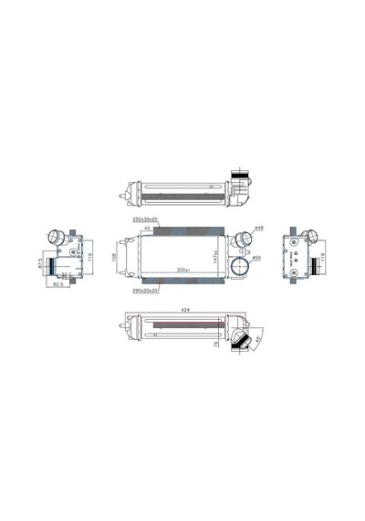 Orıs Ifr505076 Turbo Intercoller Radyatoru Fıesta Vı 1,6tdcı 08 /