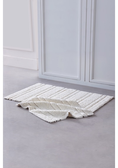 Doquhome Pera Banyo Paspası Krem 60x100cm Krem