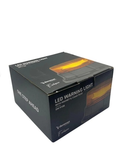 Demmon Dm-910b Led Tepe Lambası - Lamba - Mıknatıslı & Çakmak Soketli - Ip67 Ece R65 Onaylı