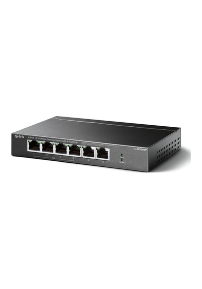 Tp-lınk Tl-sf1006p, 6 Port, Megabit, 4 Port Poe 67w, Yönetilemez, Metal Kasalı Switch