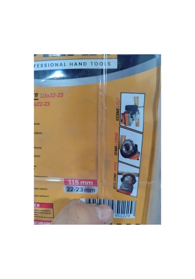 Klc 115 Mm 4" Taşlama Makine Uyumlu Zincirli Ahşap Testeresi Kesme Oyma Şekil Verme Testeresi 1 Adet