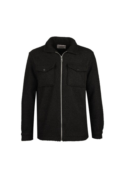 Cazador Erkek Regular Fit Örme Mont 24kceed01056 Siyah