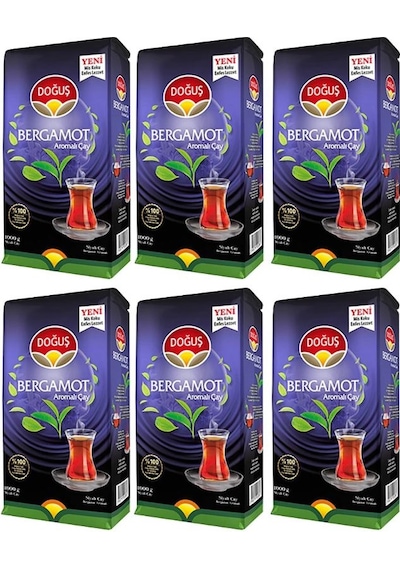 Doğuş Bergamot Aromalı Siyah Dökme Çay 6 x 1 KG