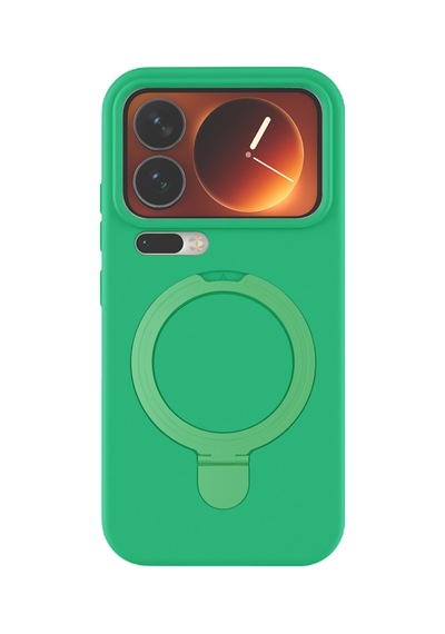 Xiaomi Mi 17 Pro Regal Magsafe Standlı Kapak - Yeşil 0