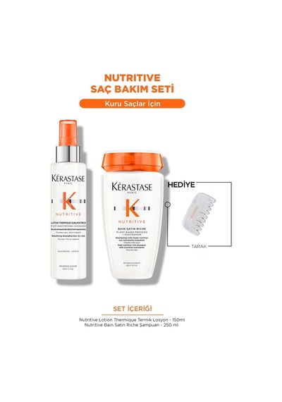 Kerastase Nutritive Saç Bakım Seti - Şampuan & Termik Losyon