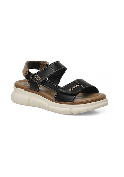 Polaris 105798.z Siyah Kadın Comfort Sandalet 105798.z6fx 000000000102250530