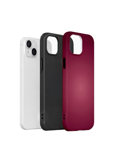 Velvoria Valestra Berry Glow Gradient Apple iPhone Uyumlu 15 Darbe Korumalı Kılıf Valestra Select - Berry Glow Gradient