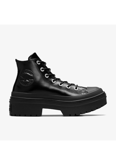 Converse Chuck Taylor All Star Lugged Heel Unisex Siyah Deri Platform Bot
