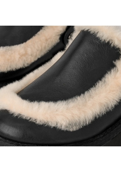 Sandalet Kadın 1171507 Ugg W Esmee Leather Clog Black Siyah
