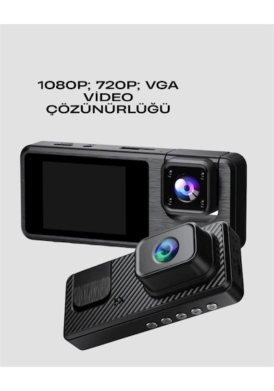 3 Kameralı Dvr Araç Kamerası - Tam Güvenlik, Tam Kapsama
