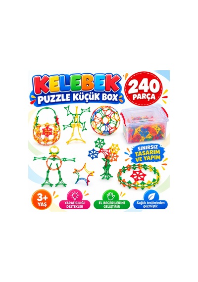 Puzzle Küçük Box 240 Parça Çok Renkli