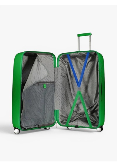 Benetton Trolley 50 Cm Yesıl Uniseks Valiz - 14bnt1000-03-ysl Siyah