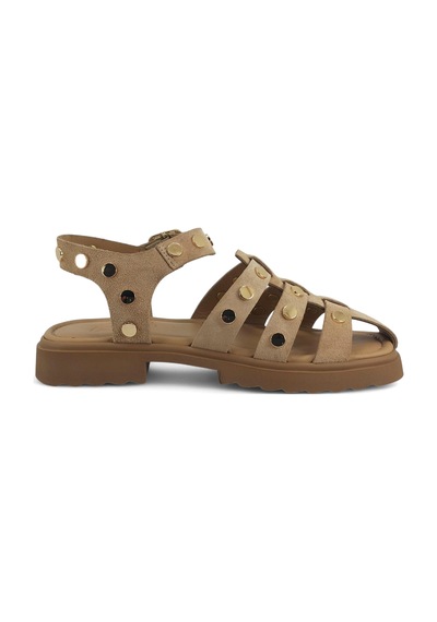 Beety 574 25ys Kadın Günlük Sandalet Vizon Süet