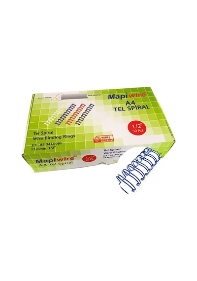 Mapiwire 1/2 Kutu Tel M.mavi 50 Ad.