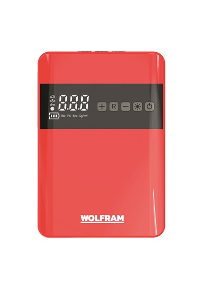Wolfram 75518 150PSI Powerbank Özellikli Şarjlı Dijital Hava Kompresörü