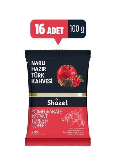 Shazel Narlı Hazır Türk Kahvesi 16 x 100 G