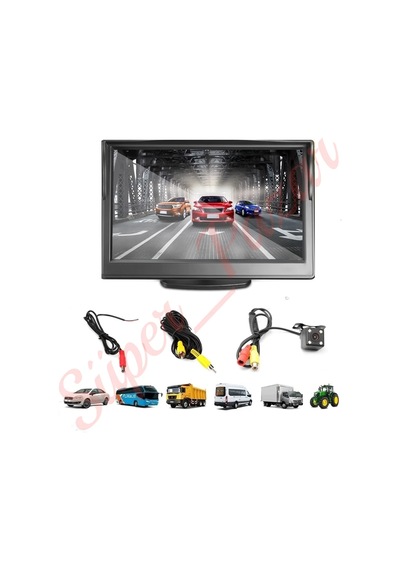 Audiomax 5 İnç Araç Monitör Araç Geri Görüş Park Kamerası Md5