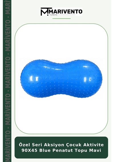 Özel Seri Aksiyon Çocuk Aktivite 90x45 Blue Penatut Topu Mavi
