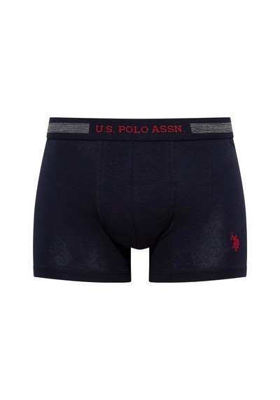 U.S. Polo Assn. U.s Polo Assn. 90004 Erkek Battal 3'lü Boxer-lacivert&grimelanj&beyaz Lacivert