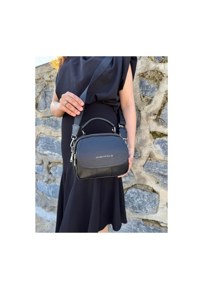 Just Polo Kadın Yeni Sezon Yumuşak Deri Şal Detaylı Ayarlanabilir Askılı Şık El Ve Omuz Çantası Shopper Kahverengi 62075607