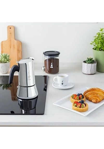 Paslanmaz Çelik Espresso Pişirici, 4 Fincan Kapasite, 170ml