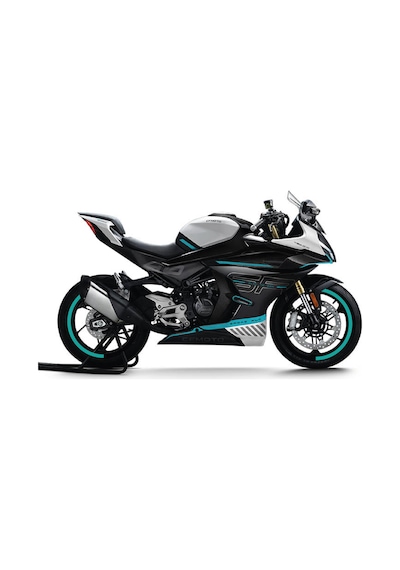 Cfmoto 450sr Yarım Jant Kaplama Sticker Etiket Modeli Turkuaz