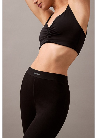 Calvin Klein Kadın Tayt-000qs7220e SiYAH