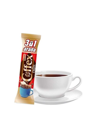 Elvan Coffex 3 ü 1 Arada Hazır Kahve 18 Gr. (1 Kutu)