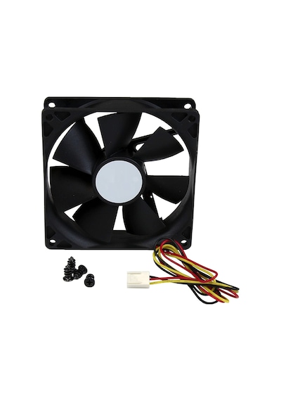 9cm 3Pin Kasa Fanı 9 CM 12 Volt 3 Pinli Fan 9 Cm Fan 90 x 90 x 25 MM