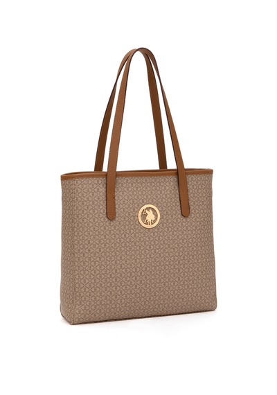 U.S. Polo Assn. Kadın Koyu Bej Omuz Çantası 50311446-VR088
