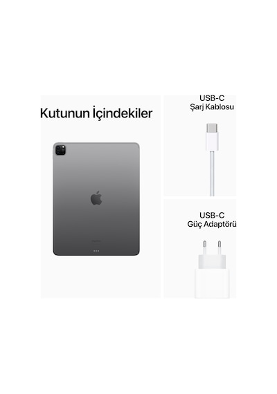 Apple iPad Pro 12.9 (6. Nesil) Wi-Fi MNXP3TU/A 128 GB 12.9" Tablet