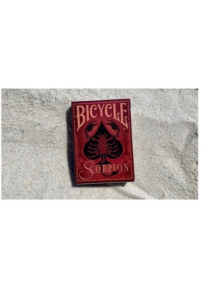Bicycle Scorpion Oyun Kağıdı Kartı İskambil Kartları Destesi Red