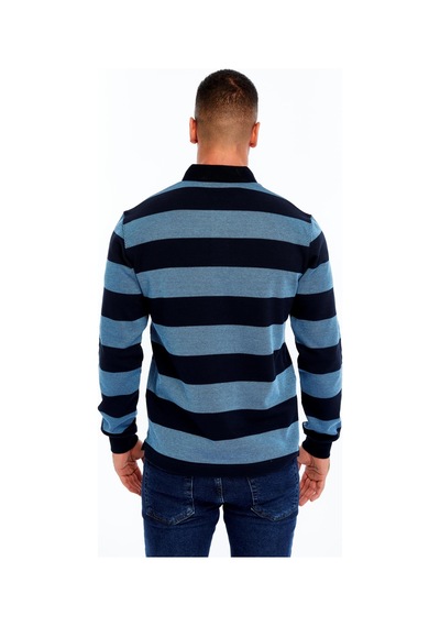 AR-MA Arma Erkek Örme Ribanalı Regular Fit Çizgili Polo Yaka Sweatshirt %95 Pamuk %5 Elastane K30554952902 Lacivert AR-MA Arma Erkek Örme Ribanalı Regular Fit Çizgili Polo Yaka Sweatshirt %95 Pamuk %5 Elastane K30554952902 Lacivert